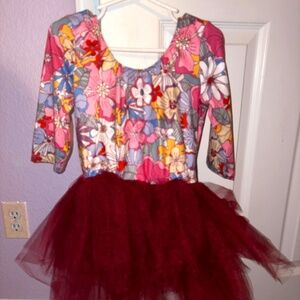 Mila & Rose Size 5-6 MAUVE WHAT'S UP BUTTERCUP 3/4 TUTU LEOTARD